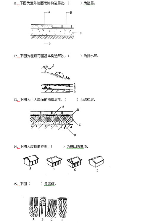 浙江省2006年1月高等教育自学考试材料加工和成型工艺试题选择题